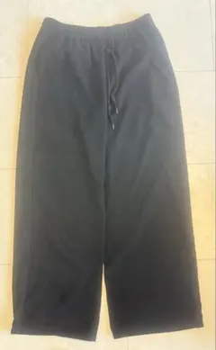 GU ブラック ワイドパンツ