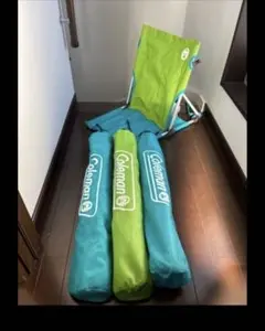 コールマン　コンパクトグランドチェア 4脚セット　スカイ　ライム Coleman コールマン コンパクトグランドチェア スカイ&ライム - メルカリ