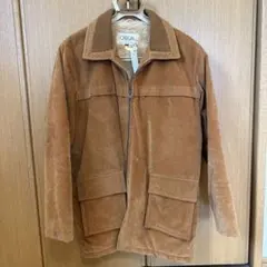 CASUAL ブルゾン ブラウン ジャケット ファー ボア クリーニング済み