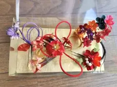【匿名配送】花飾り 4点セット　髪飾り