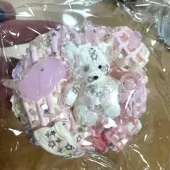 kikiスクイーズ　kikisquishy Lサイズ ドーナツ　くま　キラキラ