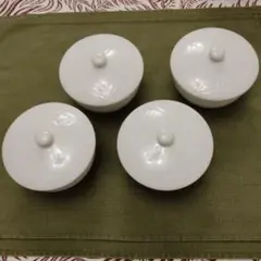 蓋付き湯呑み茶碗　4客　稚峯？