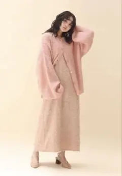 muguet ミュゲ シャギー ジャガード キャミワンピースのサムネイル