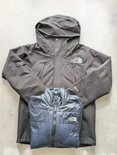 【セット】ノースフェイス マウンテンジャケット&ダウン S