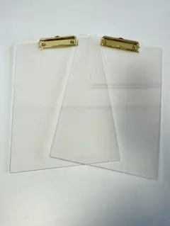 A4透明アクリルクリップボード 2枚セット 結婚式