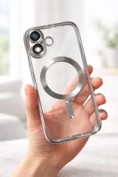 iPhone17用クリアケース マグセーフ対応