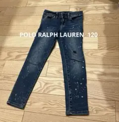 POLO RALPH LAUREN デニム　ペイント風　120-130cm
