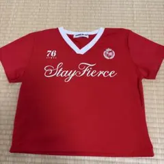 EMMA MUAH DANCE 半袖Tシャツ レッド