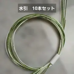 水引　緑、白系　10本セット