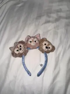 ディズニー キャラクター カチューシャ ぬいぐるみ付き 香港ディズニー 香港