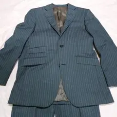 BURBERRY Black Label グレーストライプビジネススーツ