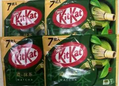 計4袋 ネスレ キットカット 濃い抹茶 7枚入