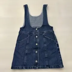 デニム ジャンバースカート