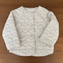 ZARA キッズ ハート柄 キルティング ジャケット 98cmのサムネイル