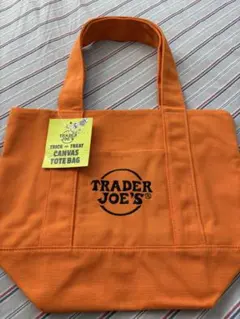 Trader Joe's トレジョ　ハロウィンミニトートバッグ オレンジ 新品