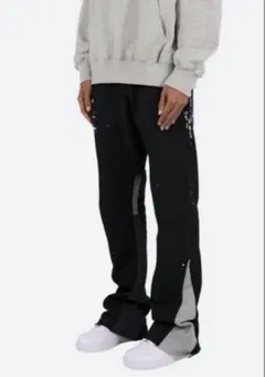 k*o様 mnml フレア スウェットパンツ s 新品 ブラック us uk drip フレアパンツ 黒スウェットパンツ - メルカリ