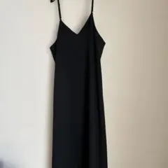 ブラック キャミワンピース MT