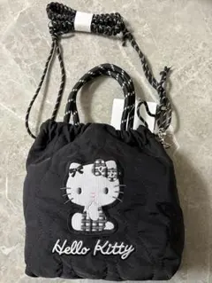 サンリオ　キティ　Hello Kitty 黒 バッグ