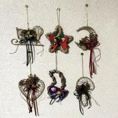 【お値下げ】クリスマス　オーナメントセット　ハンドメイド