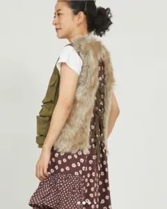 Freada フリーダ　ミリタリーファーベスト