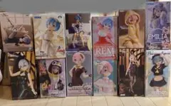 新品未開封　Re:ゼロ フィギュアセット レム　ラム　エミリア　リゼロ
