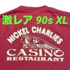 90s インディアンモーターサイクル ビンテージTシャツ カジノUSA製ハーレー