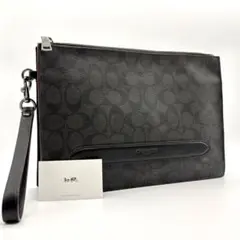 未使用☆COACH コーチ パソコン タブレットケース ナイロンレザー 