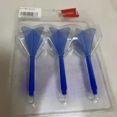 ダーツ　フライト　CONDOR clear blue