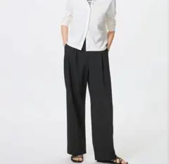 UNIQLO タックワイドパンツ 482164