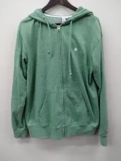 (3) ELEMENT 緑色 ジップアップパーカー