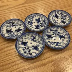 明治時代 瀬戸 染付 竜図 皿 5枚組 骨董品 アンティーク g - メルカリ