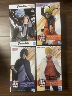 Grandista サスケ サクラ ミナト カカシ フィギュア 4種セット - メルカリ