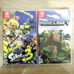 Splatoon3　 Minecraft　ソフト　箱付き
