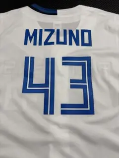日本ハムファイターズ　ホームユニフォーム　水野選手　Ｌサイズ　未使用・美品 MIZUNO ミズノ 北海道日本ハムファイターズ スカイブルー