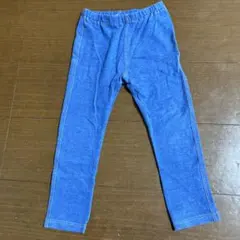 UNIQLO レギンス100サイズ 青デニム風