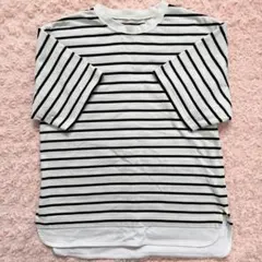 グローバルワーク キッズ 半袖 ボーダーTシャツ 140のサムネイル