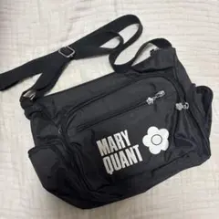 【美品】MARY QUANT ブラック ショルダーバッグ