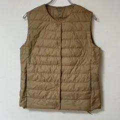 UNIQLO ユニクロ ウルトラライトダウンベスト ベージュ サイズL