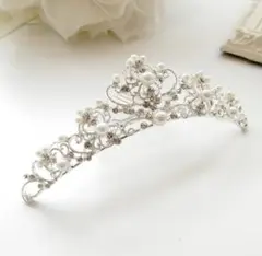 ウェディング ヘッドドレス ティアラ