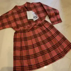 【新品タグ付き】BURBERRY チェック シャツワンピース