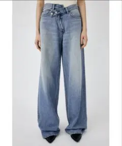 CROSS WAIST WIDE STRAIGHT size0