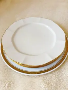 Noritake 金彩　プレート　4枚セット