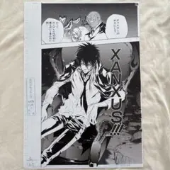 REBORN XANXUS ヴァリアー 複製原画　複製原稿　天野明展