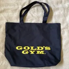 【新品未使用】GOLD'S GYM トートバッグ 黒 新品未使用】GOLD'S GYM トートバッグ 黒