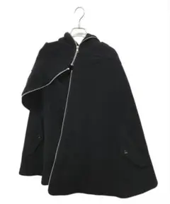 コムデギャルソン ケープコート アシンメトリー 羽織 80s 2025年最新】COMME des GARCONS ポンチョ・ケープコートの人気