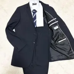 オリヒカ　ネイビー　ストライプ　スーツ　セットアップ　XL