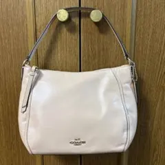 【美品】COACH ショルダーバッグ ハンドバッグ　2way ピンクベージュ