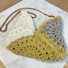 モチーフ編みポシェット