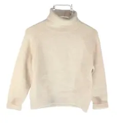 ZARA タートルネック ニット セーター アイボリー 9（134cm）キッズ