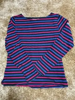 BEAMS HEART ストライプ 長袖 Tシャツ